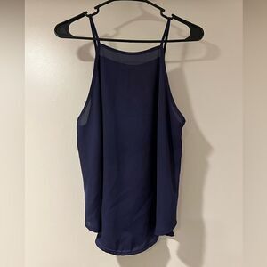 Sheer women’s tank top blouse